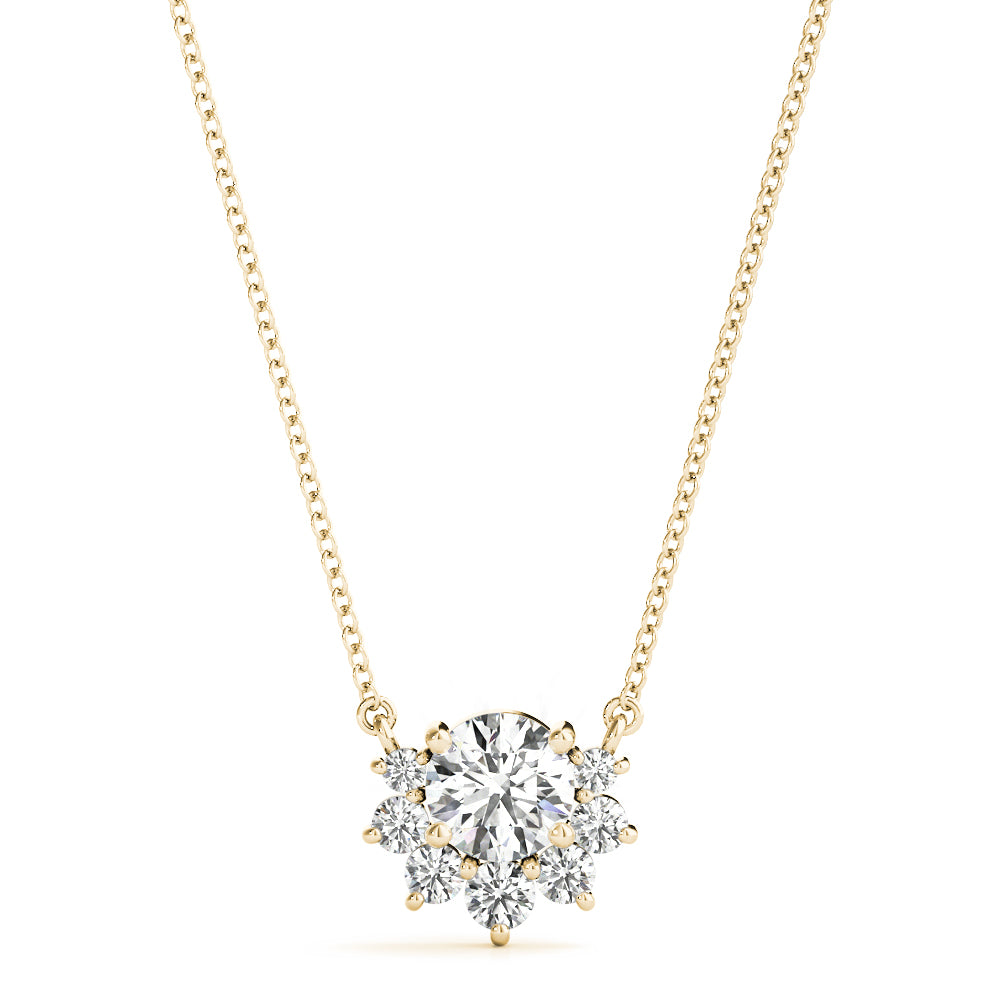 Flower Lab Diamond Necklace