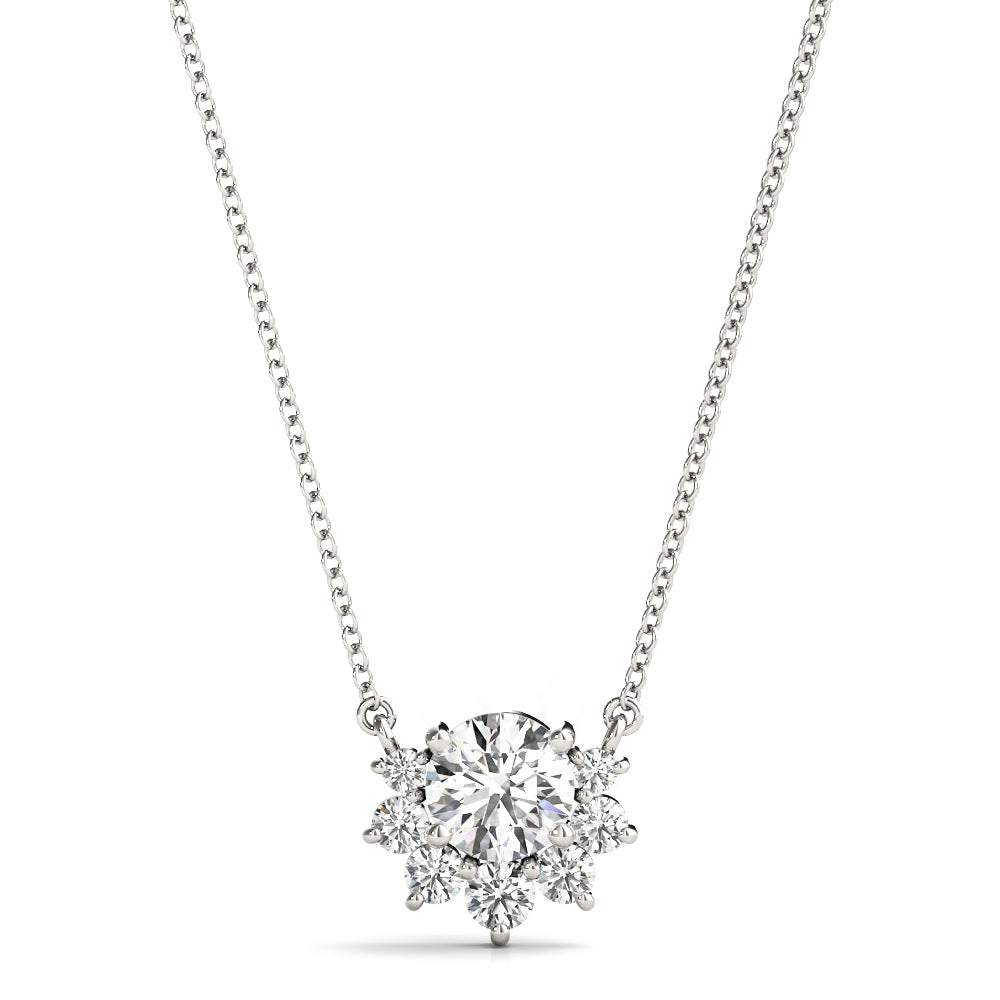 Flower Lab Diamond Necklace