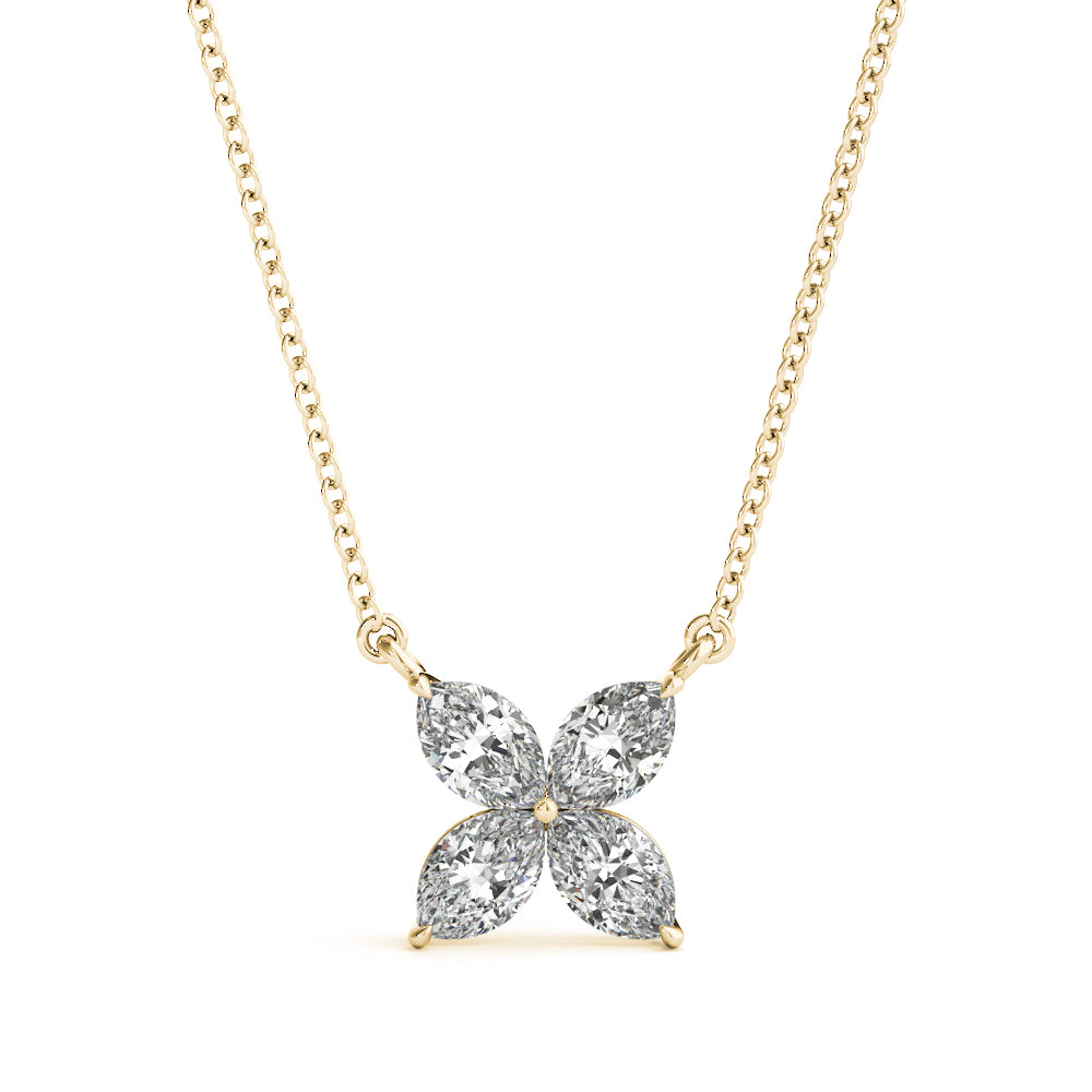 Clover Lab Diamond Necklace