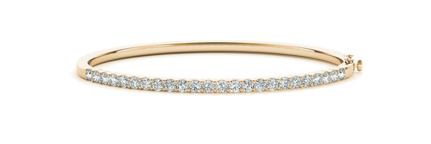 Lab Diamond Bangle Bracelet