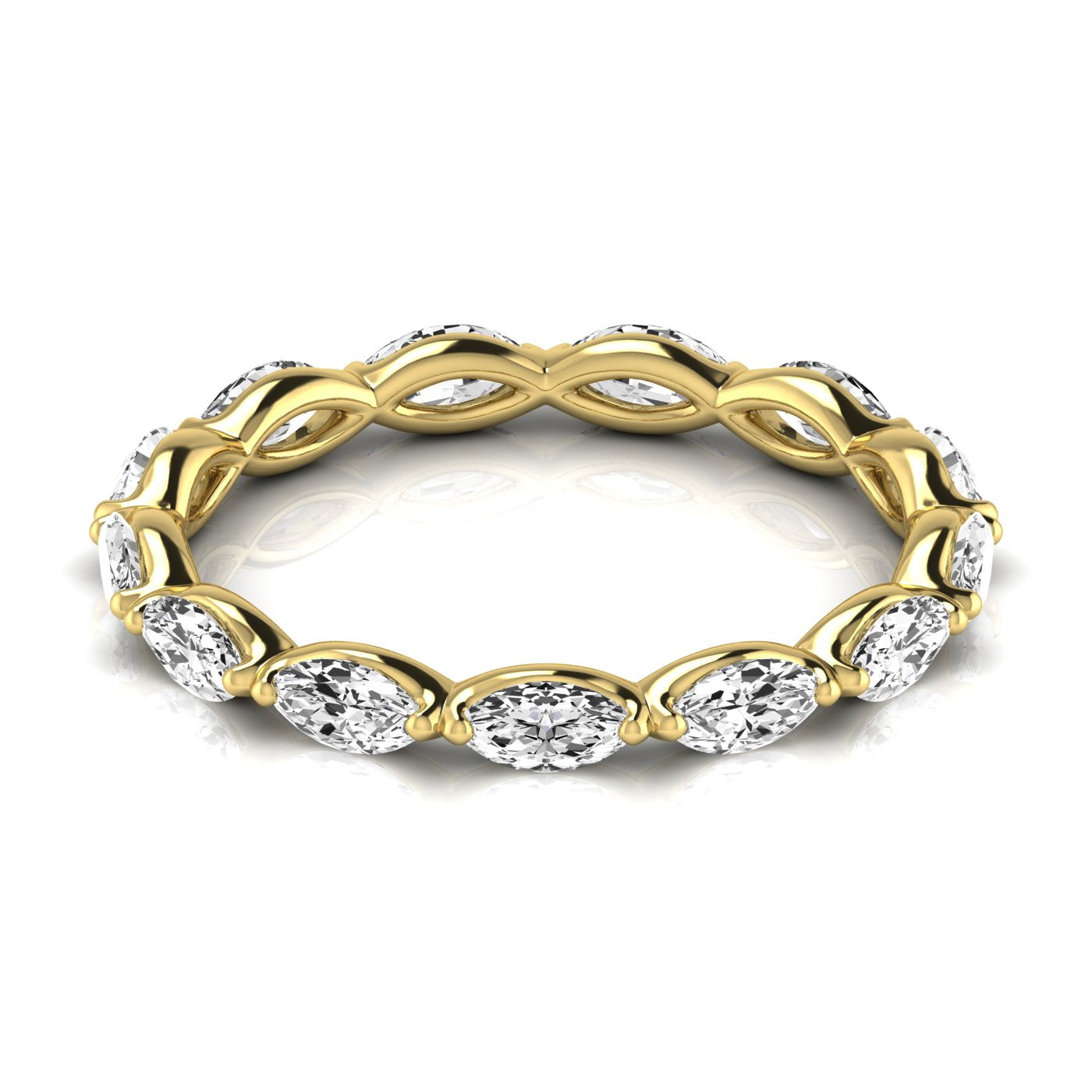 Marquise Eternity Lab Diamond Band Ring
