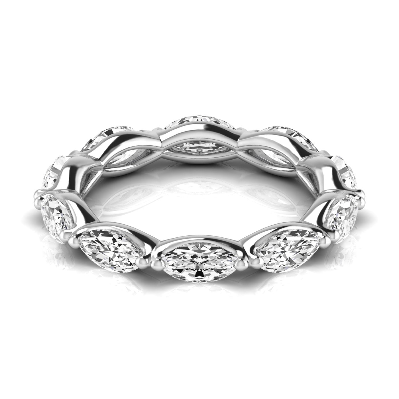 Marquise Eternity Lab Diamond Band Ring