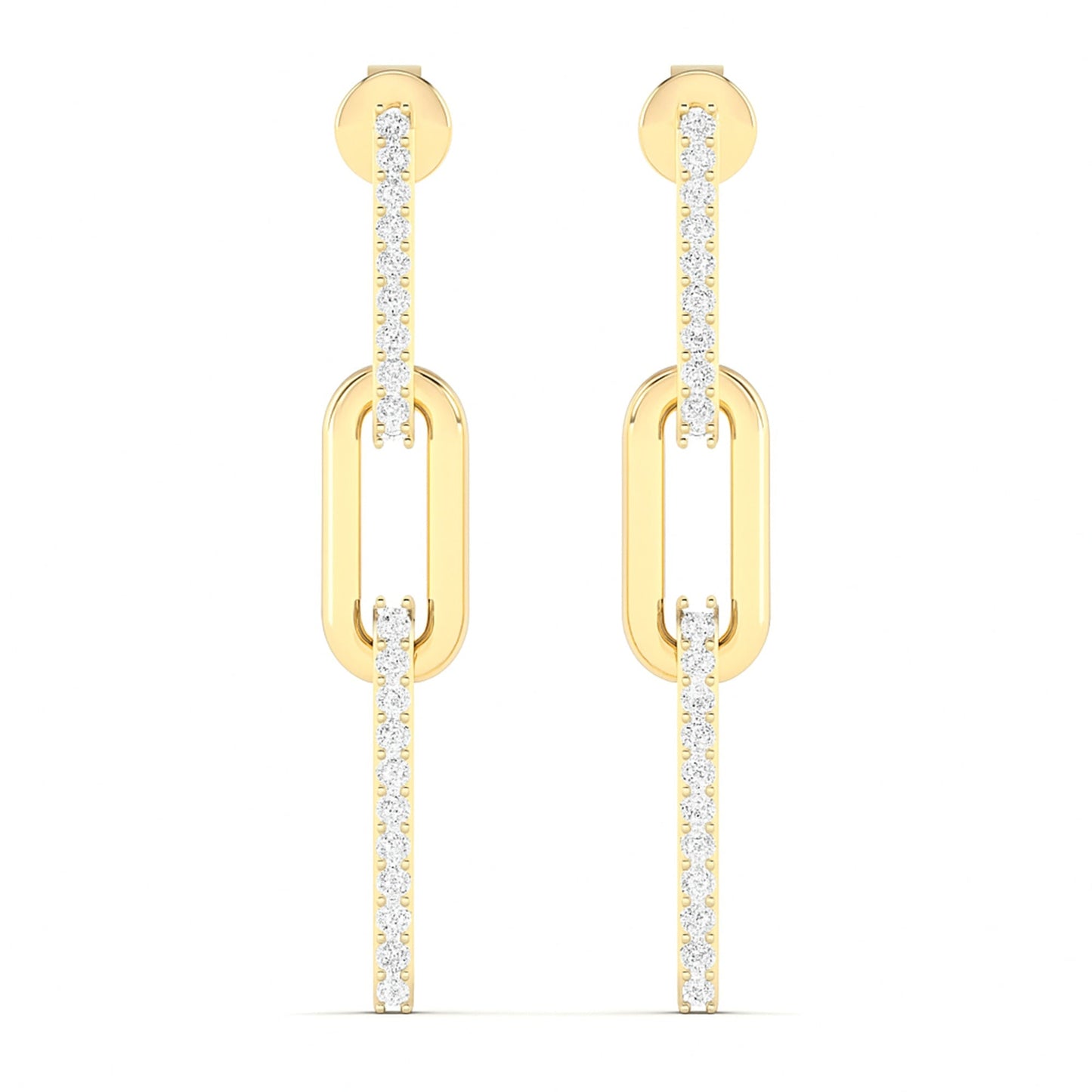 Link Drop Lab Diamond Earrings Carbon House