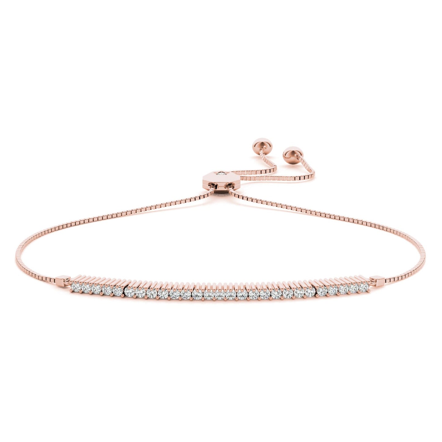 Adjustable Lab Diamond Bracelet