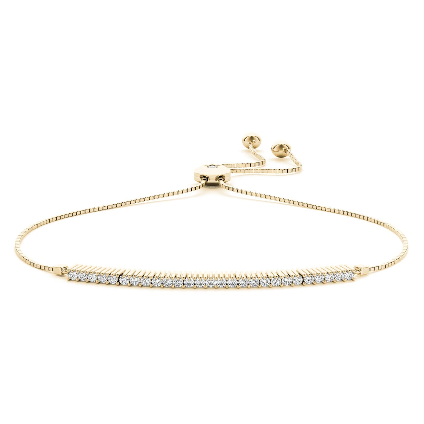 Adjustable Lab Diamond Bracelet