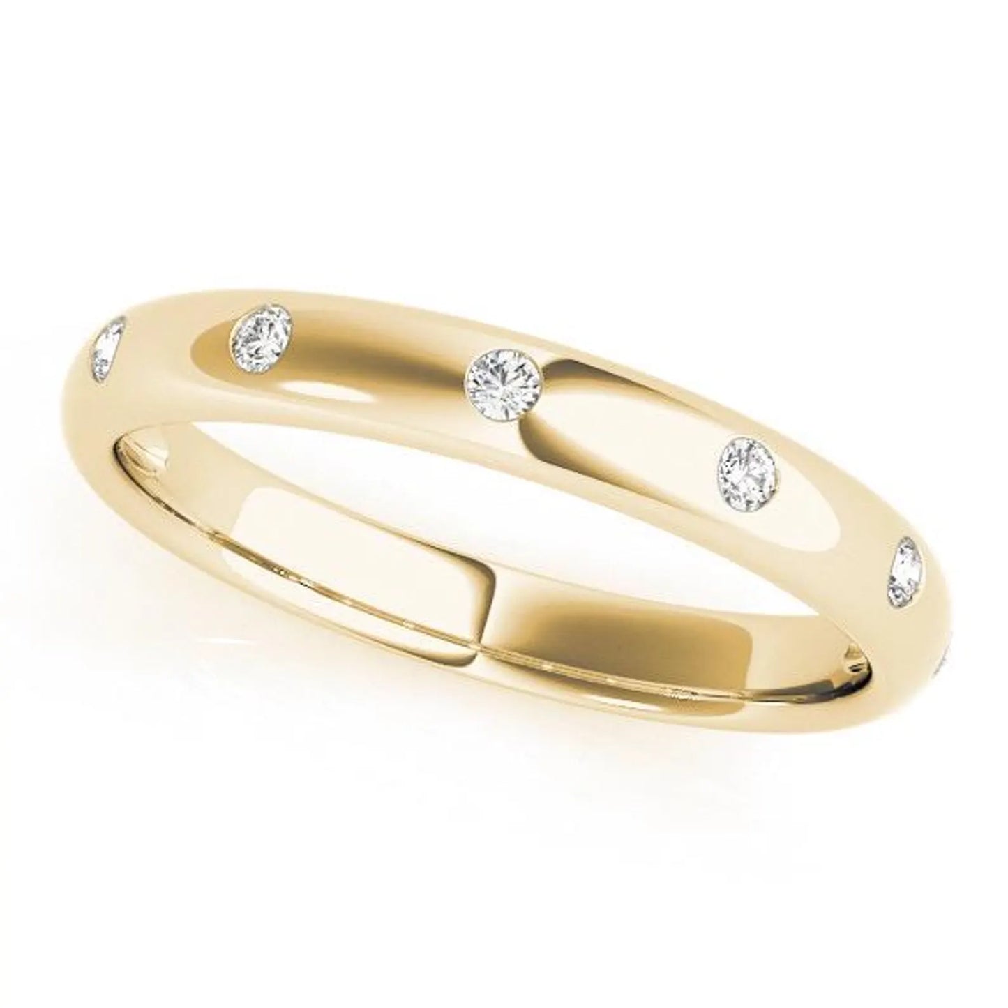 Dome Lab Diamond Band Ring