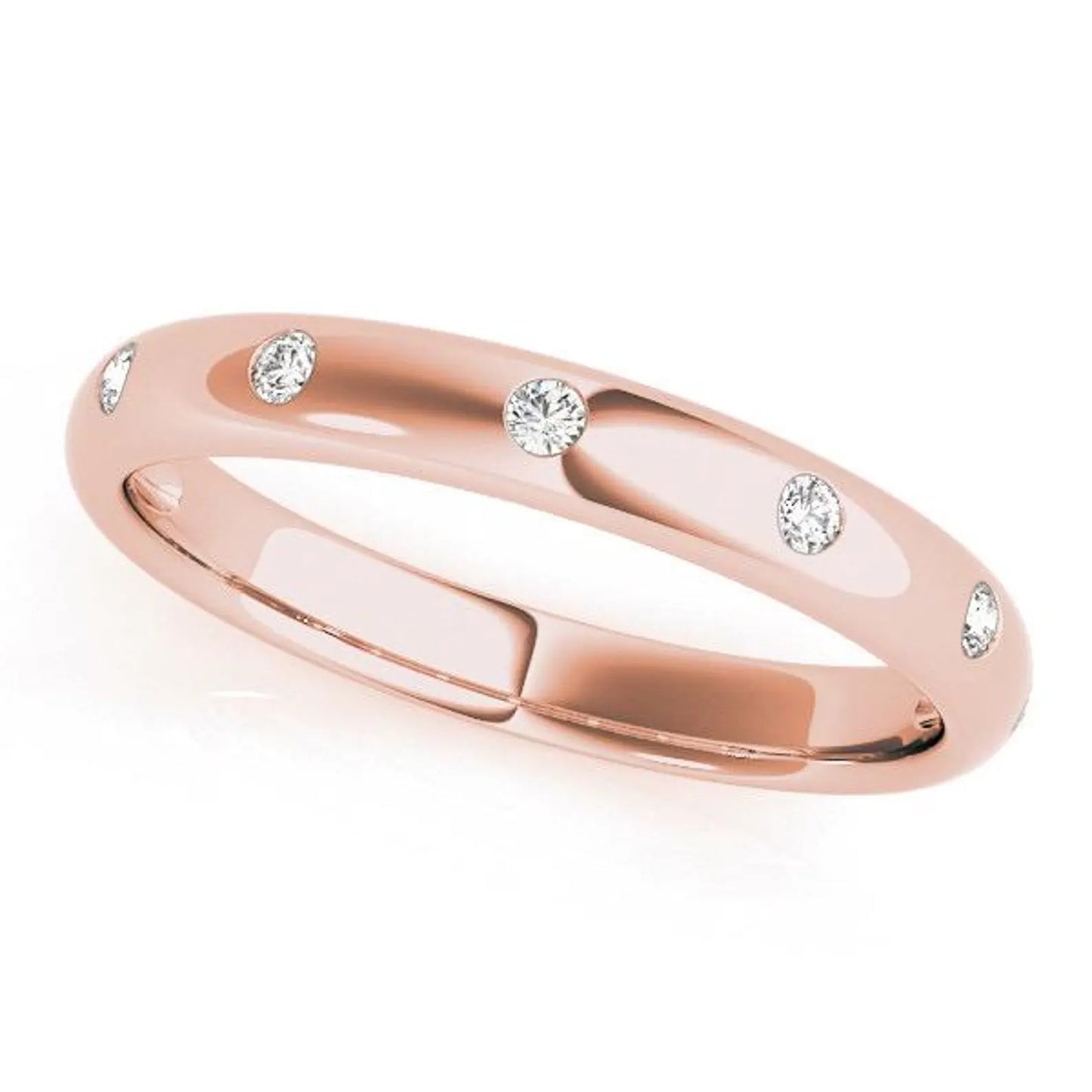 Dome Lab Diamond Band Ring